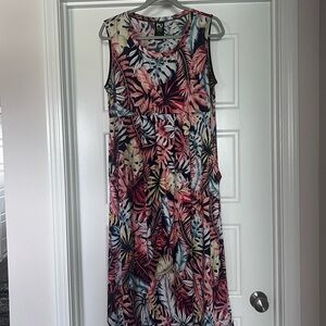 PURE Essence Floral Sleeveless Maxi Dress